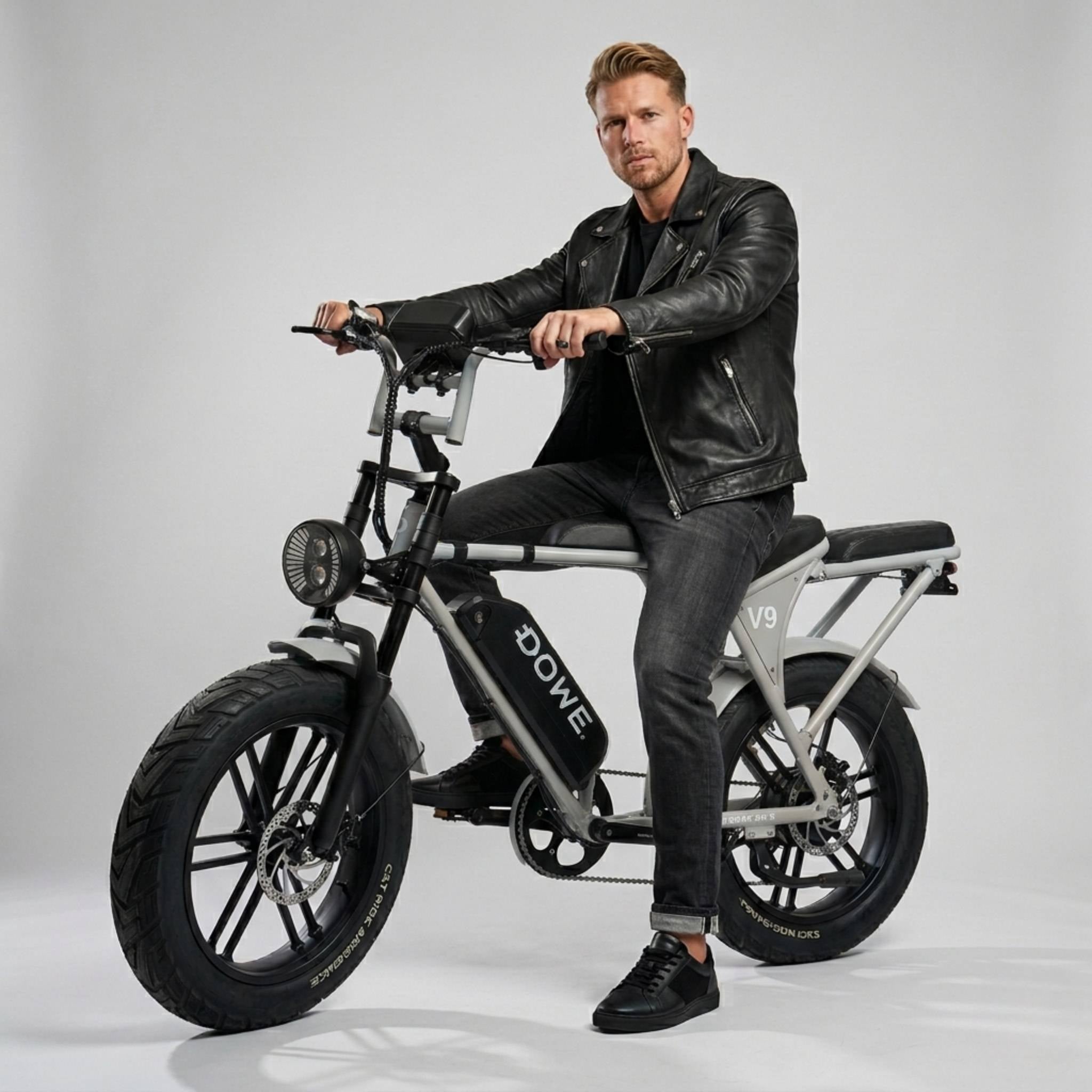 Elektrische Fatbike Nardo Grijs Ultra Display – Dowe V9 250W – 17.5Ah – Luxe Uitvoering