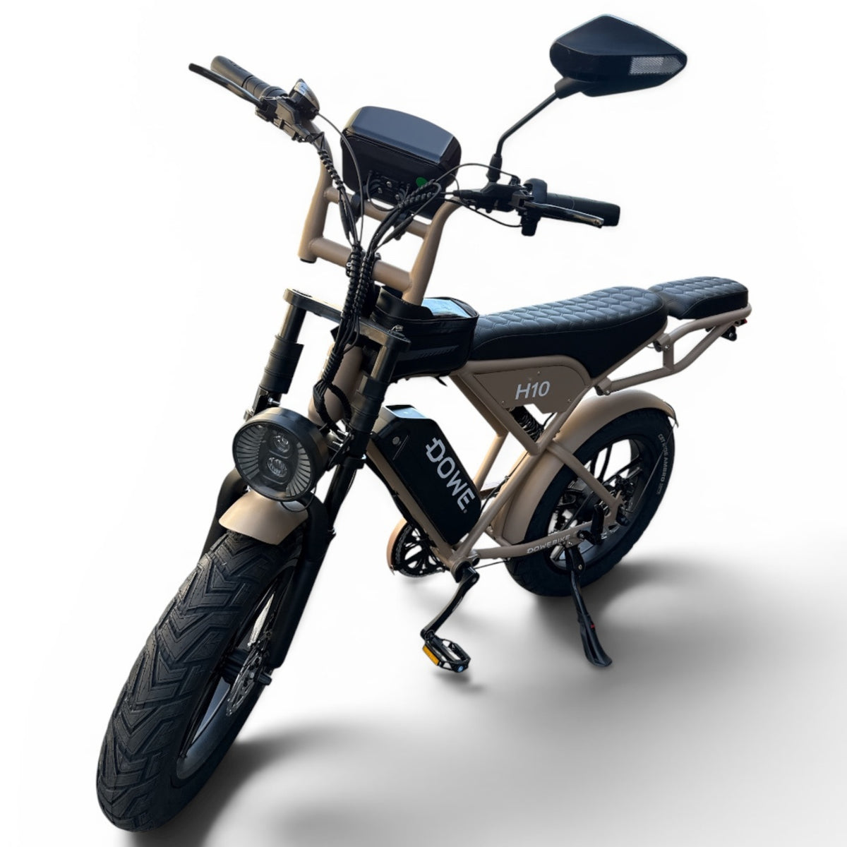 Dowe H10 Mokka elektrische fatbike met 17,5Ah accu