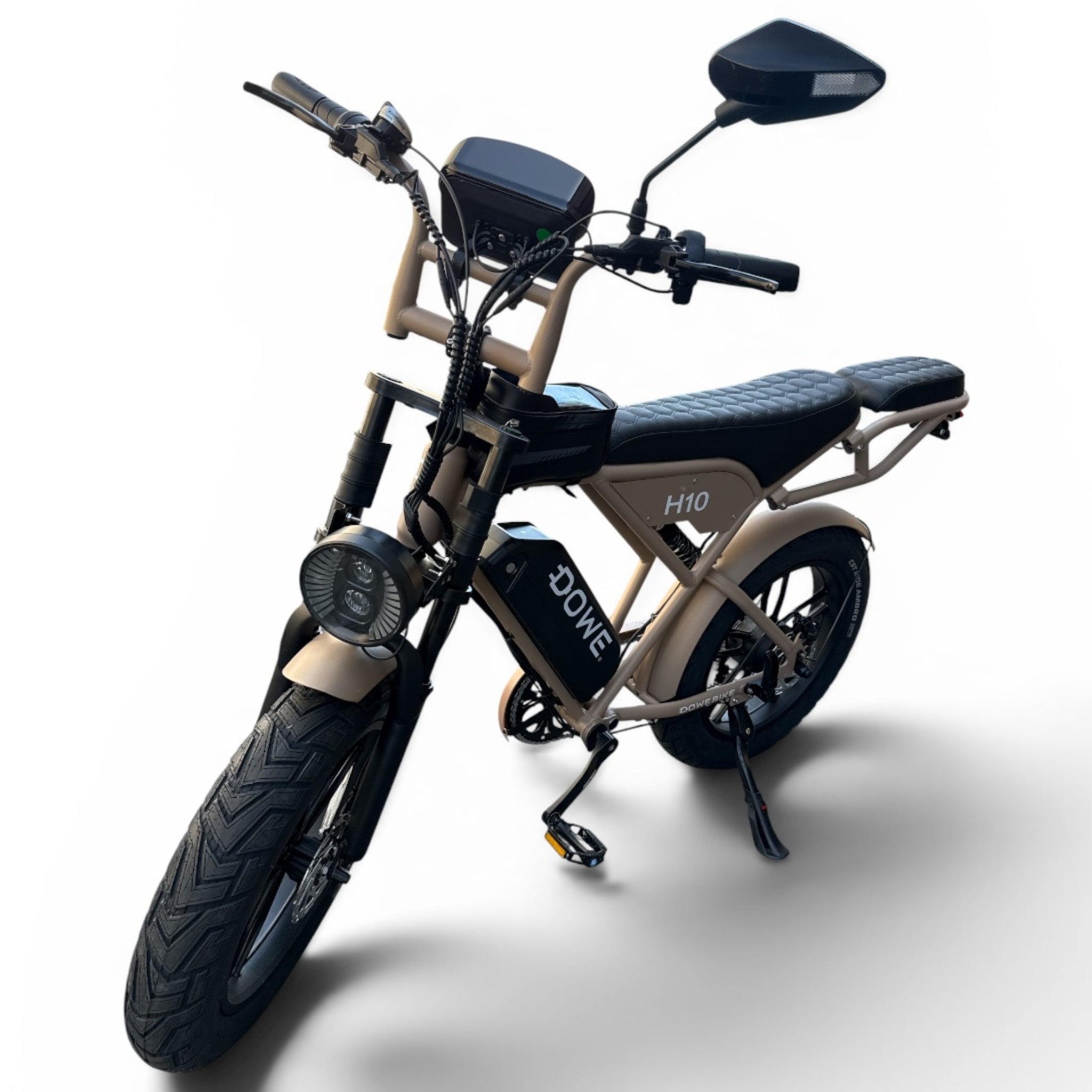 Elektrische Fatbike 250W – Dowe H10 Mokka– 17.5Ah Accu – Luxe Uitvoering