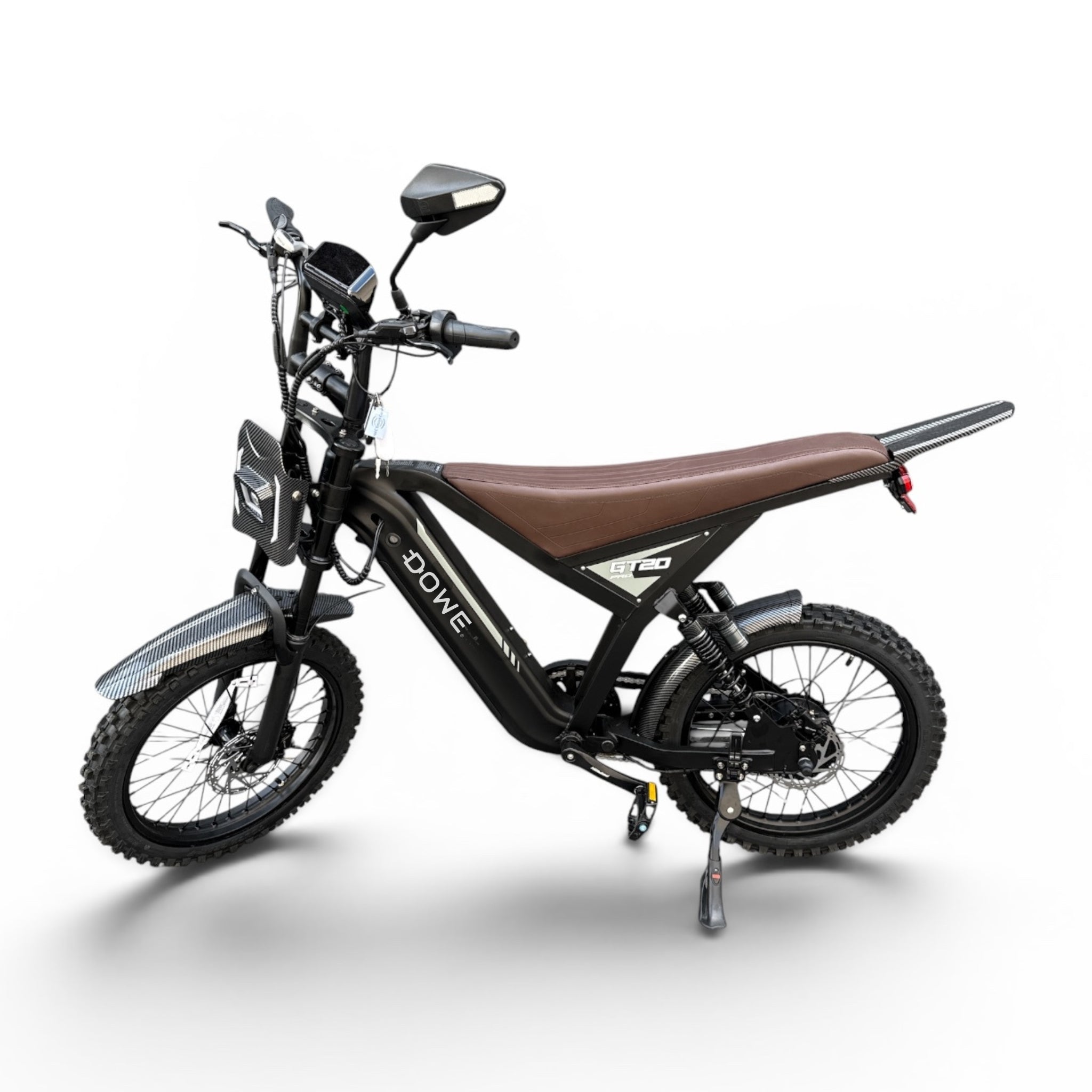 DOWE GT20 Elektrische Bike Zwart – Fatbike Alternatief | 250W Motor | 15Ah Accu | 60KM Actieradius | Rijklaar Geleverd