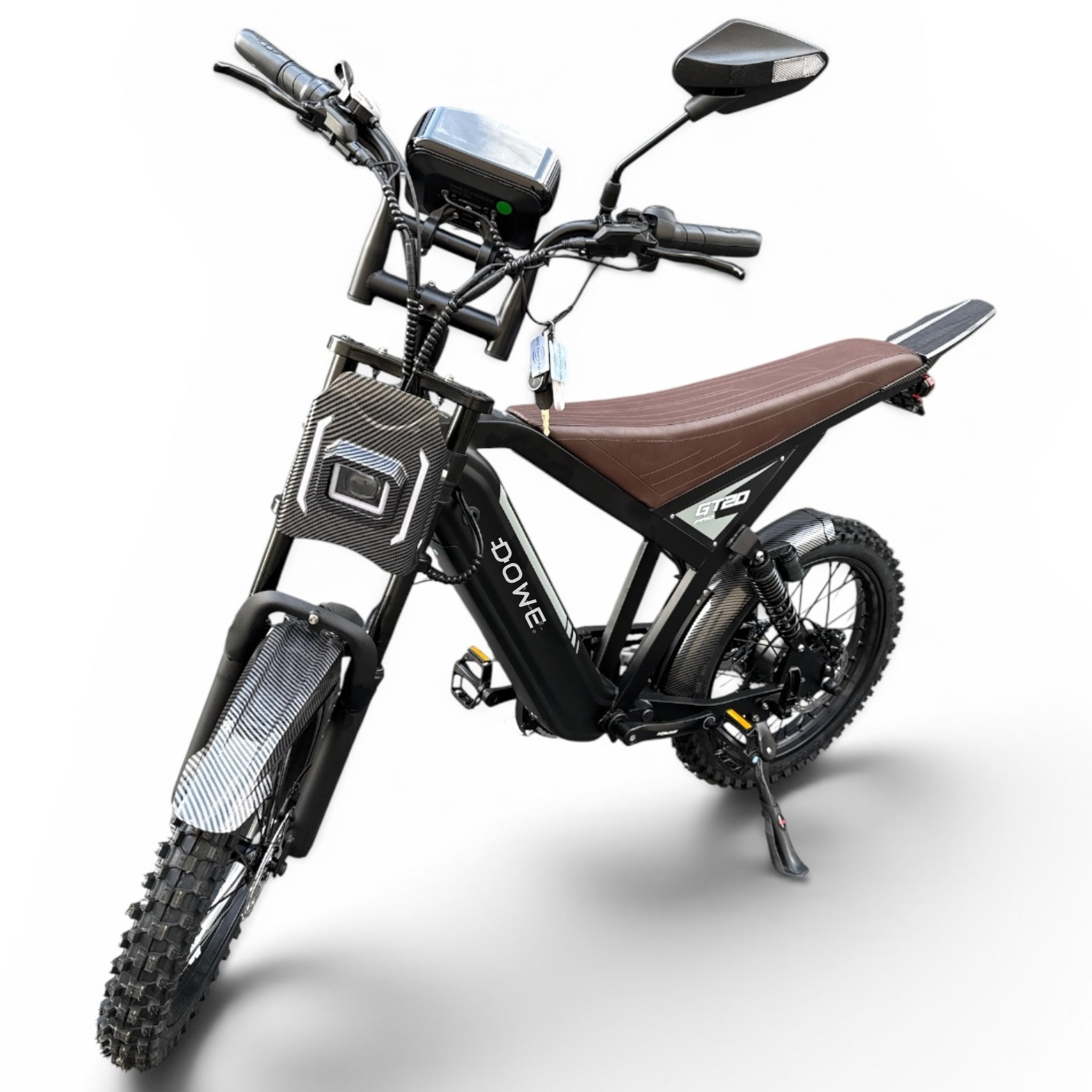 DOWE GT20 Elektrische Bike Zwart – Fatbike Alternatief | 250W Motor | 15Ah Accu | 60KM Actieradius | Rijklaar Geleverd