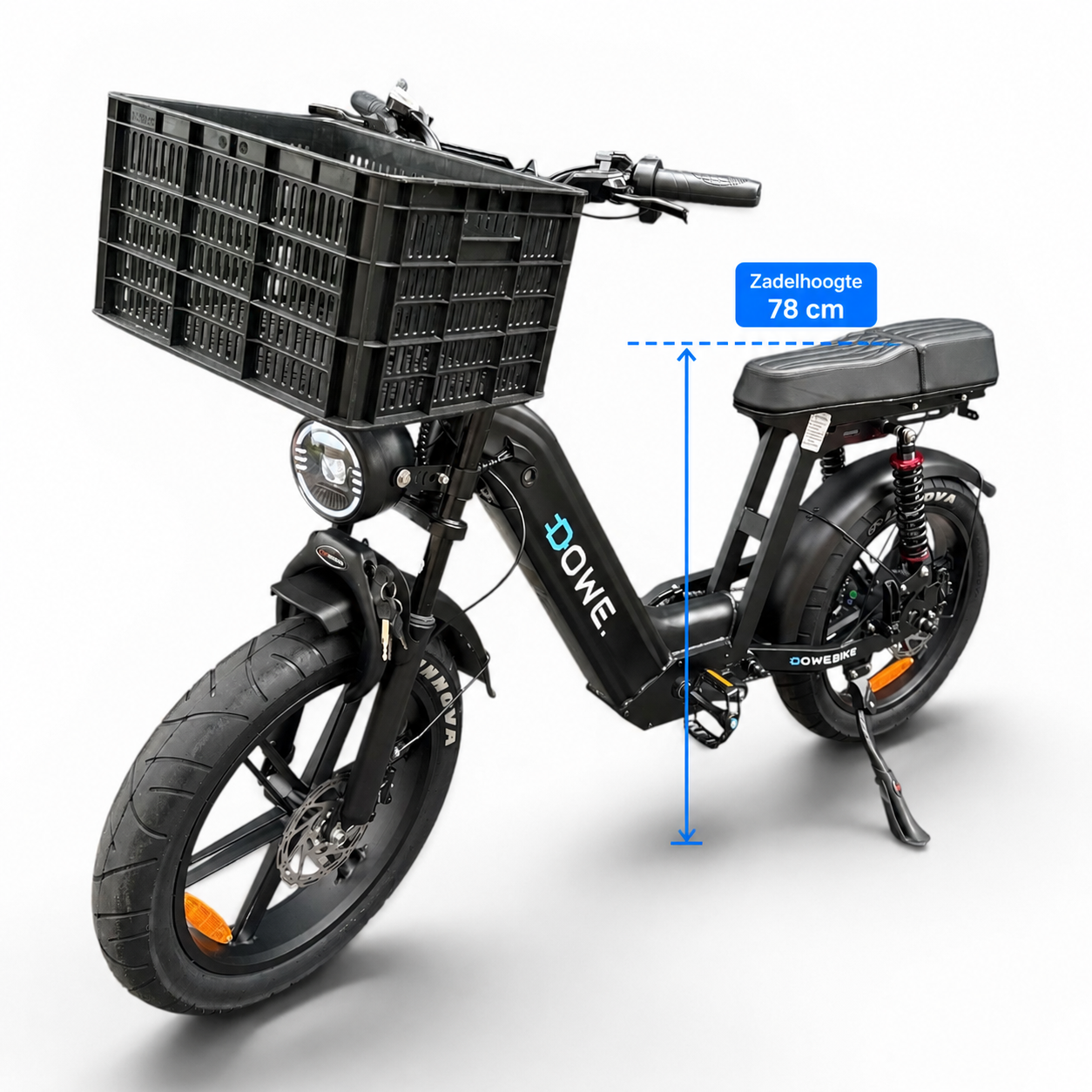 Dowe V10 Family Kopen? Elektrische E- FatBike - Lage instap fatbike kopen