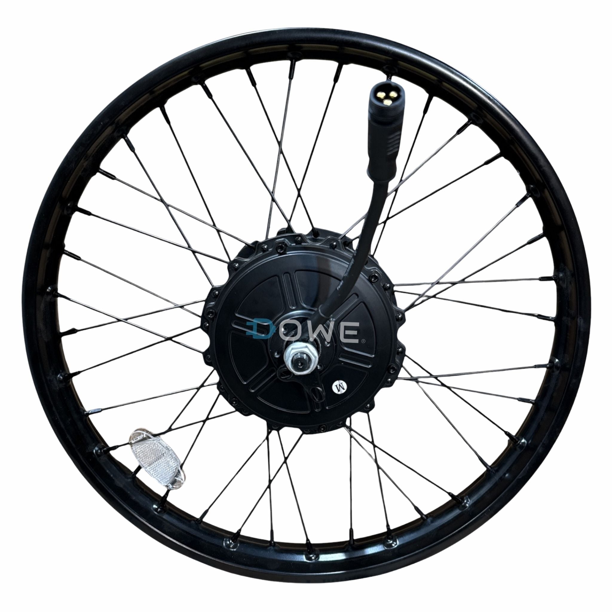 Achterwiel met Motor voor OUXI GT2000 Fatbike – Complete E-Bike Hub Motor Wiel - Zwarte stekker