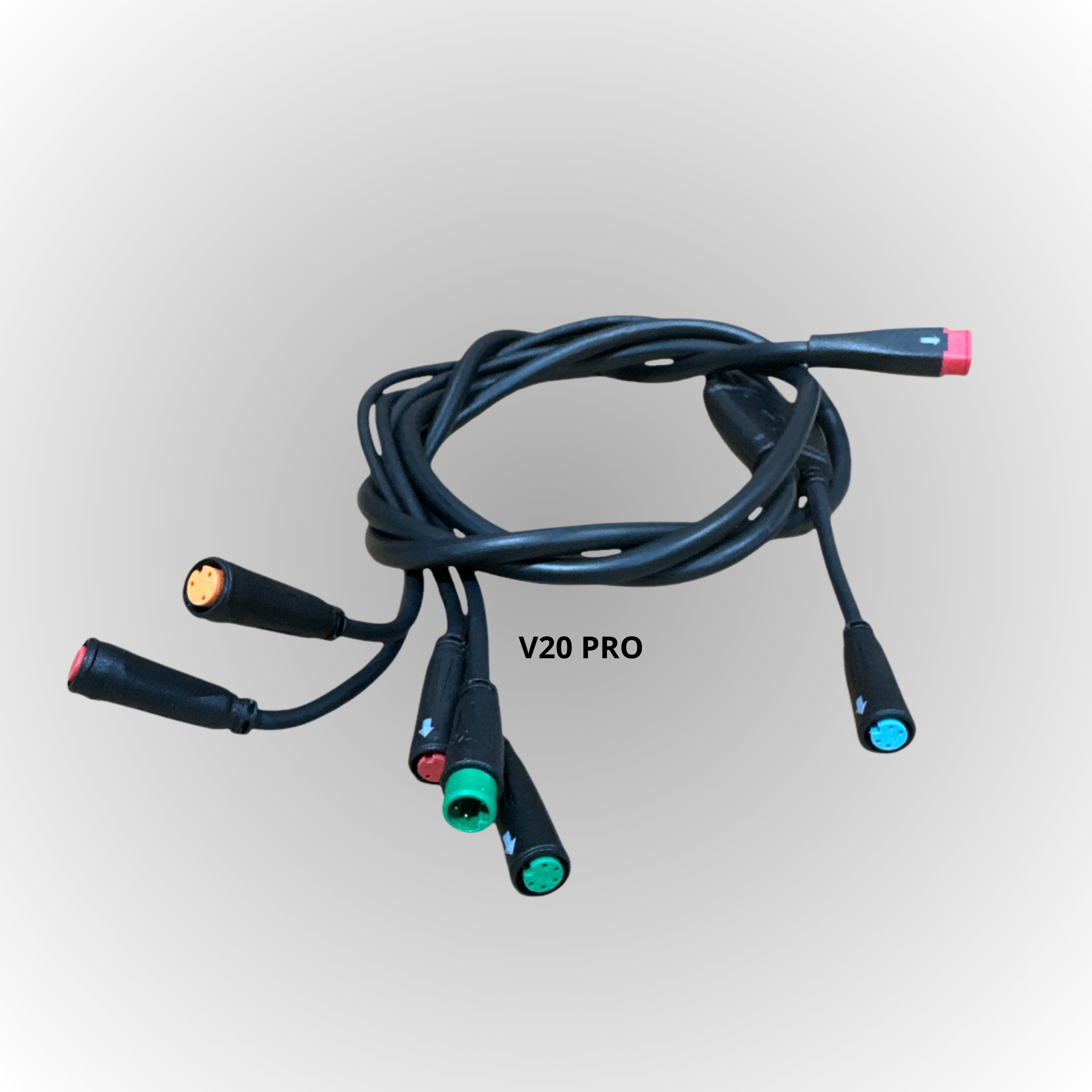 QmWheel V20 Pro kabelboom - originele bedrading voor fatbike onderdelen