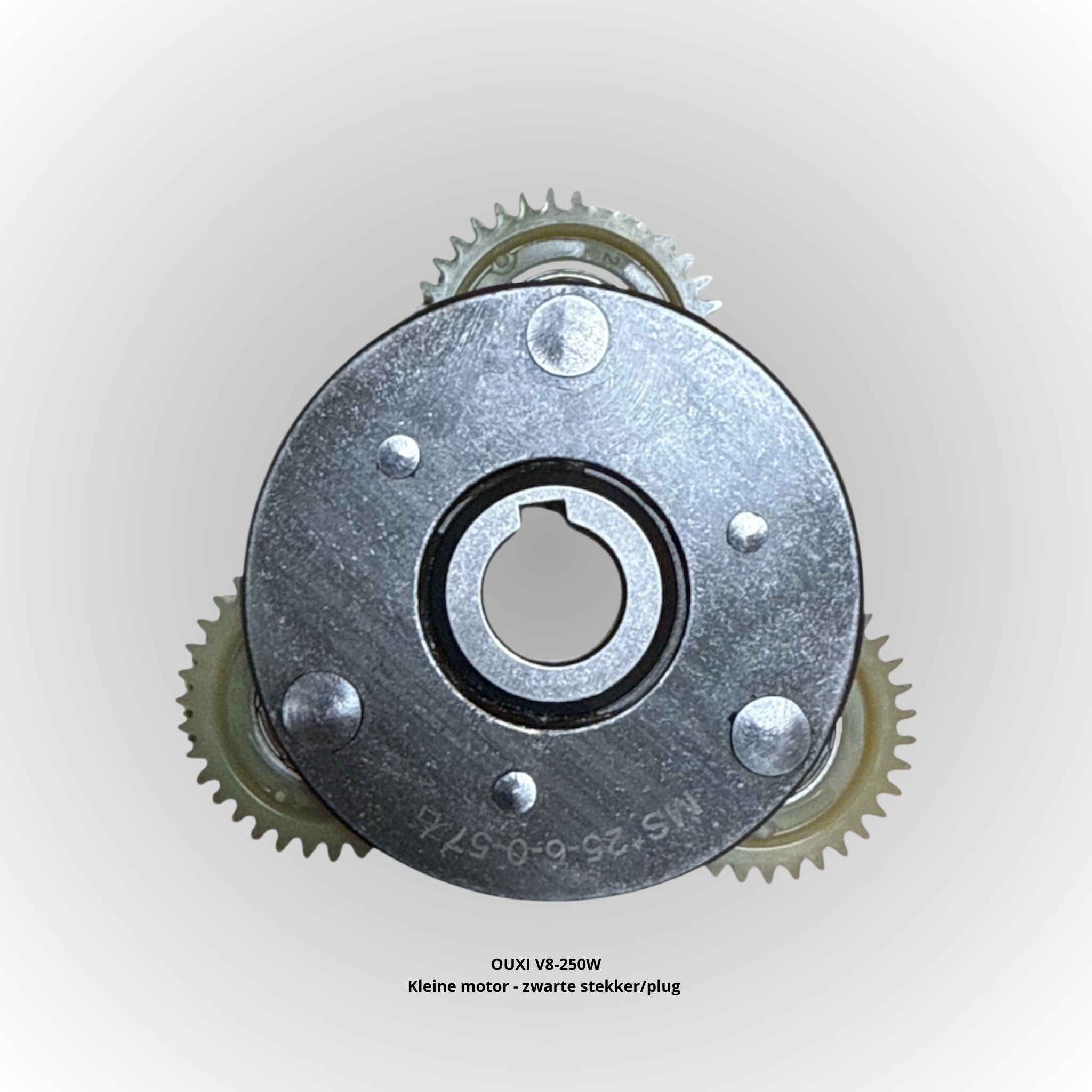 OUXI V8 Tandwielen Motor 36T 250W Motor met "ZWARTE STEKKER/PLUG"– Fatbike Motor Tandwielen - LET OP" Kabel rechterkant "